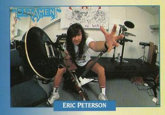 #144 Eric Peterson - 1991 Brockum Rock Cards