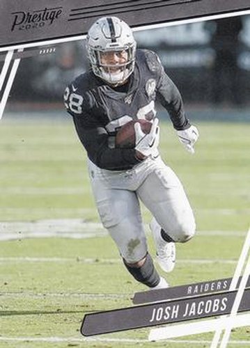 #144 Josh Jacobs - Las Vegas Raiders - 2020 Panini Prestige Football