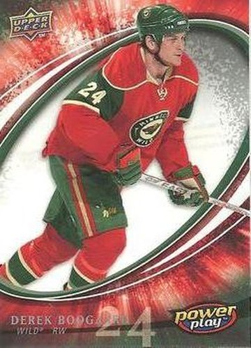 #144 Derek Boogaard - Minnesota Wild - 2008-09 Upper Deck Power Play Box Set Hockey