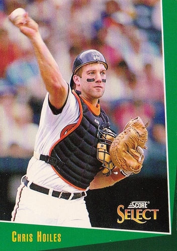 #144 Chris Hoiles - Baltimore Orioles - 1993 Select Baseball