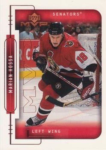 #144 Marian Hossa - Ottawa Senators - 1999-00 Upper Deck MVP Hockey