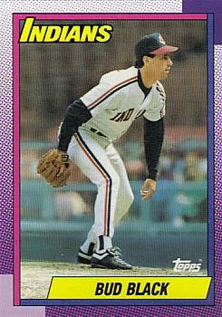 #144 Bud Black - Cleveland Indians - 1990 Topps Baseball