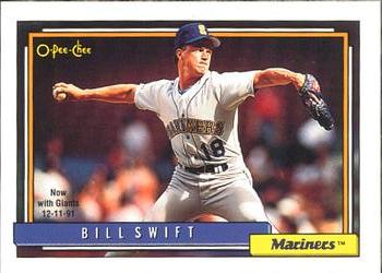 #144 Bill Swift - San Francisco Giants - 1992 O-Pee-Chee Baseball