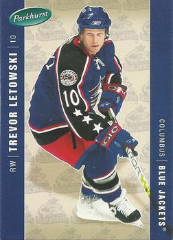 #144 Trevor Letowski - Columbus Blue Jackets - 2005-06 Parkhurst Hockey