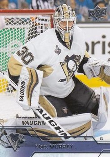#144 Matt Murray - Pittsburgh Penguins - 2016-17 Upper Deck Hockey