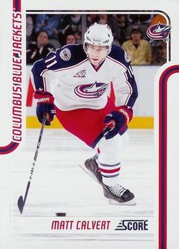 #144 Matt Calvert - Columbus Blue Jackets - 2011-12 Score Hockey