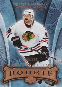 #144 David Koci - Chicago Blackhawks - 2007-08 Upper Deck Artifacts Hockey