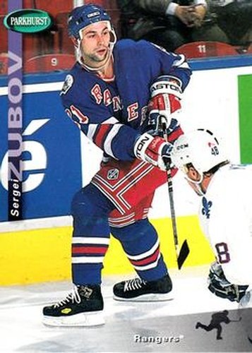 #144 Sergei Zubov - New York Rangers - 1994-95 Parkhurst Hockey