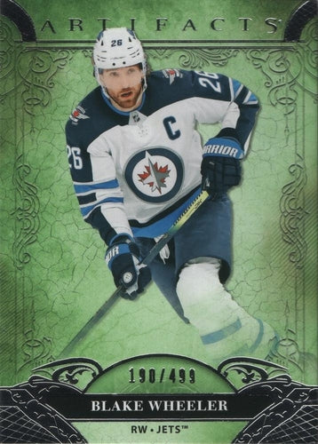 #144 Blake Wheeler - Winnipeg Jets - 2020-21 Upper Deck Artifacts Hockey