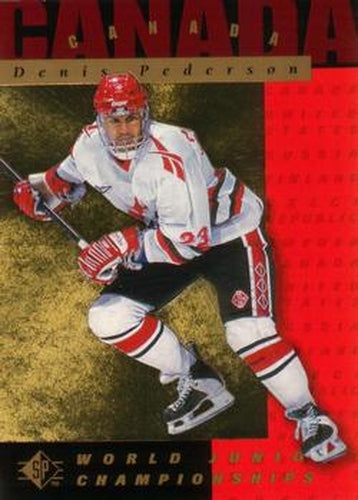 #144 Denis Pederson - Canada - 1994-95 SP Hockey