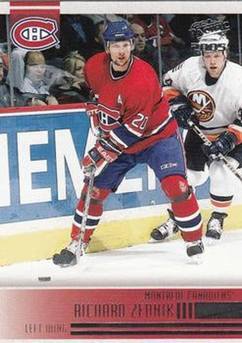 #144 Richard Zednik - Montreal Canadiens - 2004-05 Pacific Hockey
