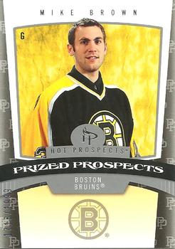 #144 Mike Brown - Boston Bruins - 2006-07 Fleer Hot Prospects Hockey
