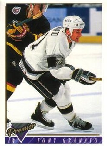 #144 Tony Granato - Los Angeles Kings - 1993-94 O-Pee-Chee Premier Hockey