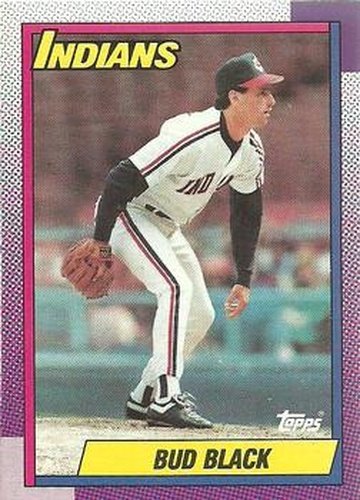 #144 Bud Black - Cleveland Indians - 1990 O-Pee-Chee Baseball