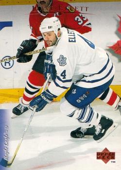 #144 Dave Ellett - Toronto Maple Leafs - 1995-96 Upper Deck Hockey