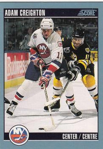 #144 Adam Creighton - New York Islanders - 1992-93 Score Canadian Hockey