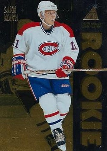 #144 Saku Koivu - Montreal Canadiens - 1995-96 Zenith Hockey