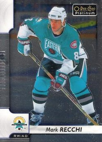 #144 Mark Recchi - Montreal Canadiens - 2017-18 O-Pee-Chee Platinum Hockey