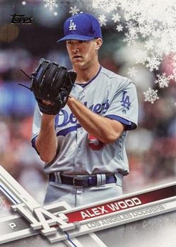 #HMW144 Alex Wood - Los Angeles Dodgers - 2017 Topps Holiday Baseball