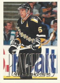 #144 Ulf Samuelsson - Pittsburgh Penguins - 1995-96 Topps Hockey