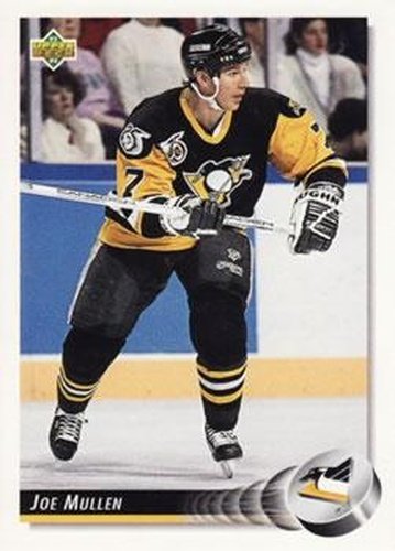 #144 Joe Mullen - Pittsburgh Penguins - 1992-93 Upper Deck Hockey