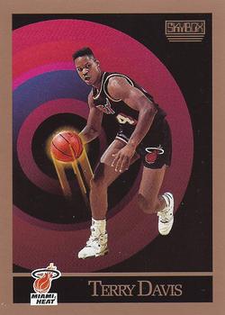 #144 Terry Davis - Miami Heat - 1990-91 SkyBox Basketball