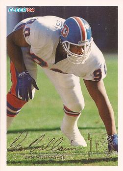 #144 Dan Williams - Denver Broncos - 1994 Fleer Football