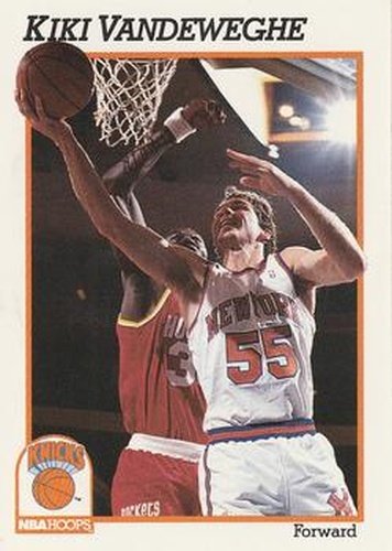 #144 Kiki Vandeweghe - New York Knicks - 1991-92 Hoops Basketball