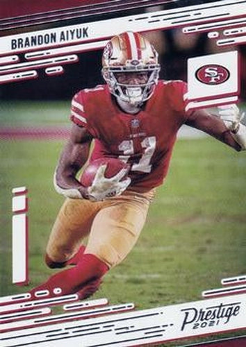 #144 Brandon Aiyuk - San Francisco 49ers - 2021 Panini Prestige Football