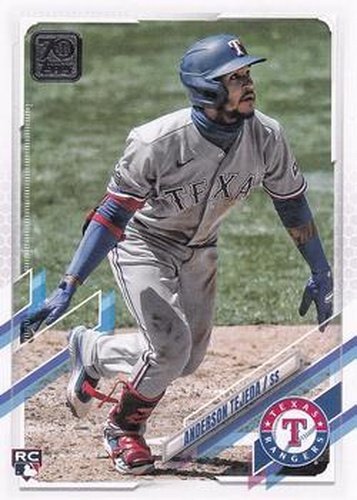 #144 Anderson Tejeda - Texas Rangers - 2021 Topps Baseball