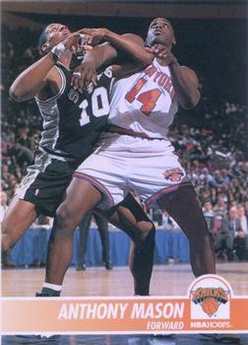#144 Anthony Mason - New York Knicks - 1994-95 Hoops Basketball