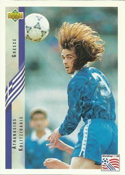 #144 Athanasios Kolitsidakis - Greece - 1994 Upper Deck World Cup Contenders English/Spanish Soccer