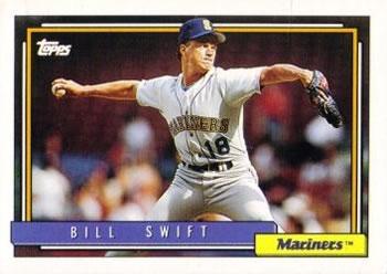 #144 Bill Swift - Seattle Mariners - 1992 Topps Baseball