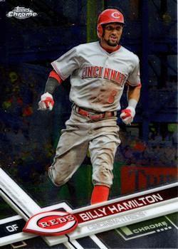 #144 Billy Hamilton - Cincinnati Reds - 2017 Topps Chrome Baseball