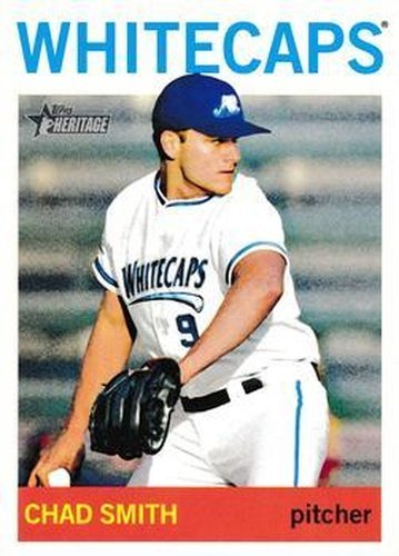 #144 Chad Smith - West Michigan Whitecaps - 2013 Topps Heritage Minor League Baseball