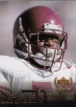 #144 Chris Claiborne - Detroit Lions - 1999 Upper Deck Century Legends Football