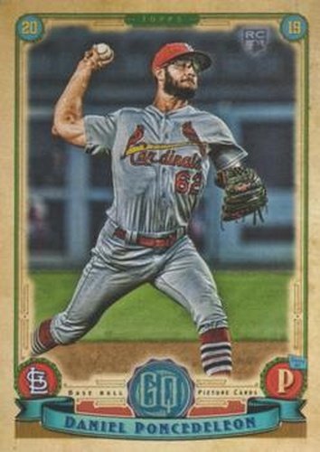 #144 Daniel Poncedeleon - St. Louis Cardinals - 2019 Topps Gypsy Queen Baseball