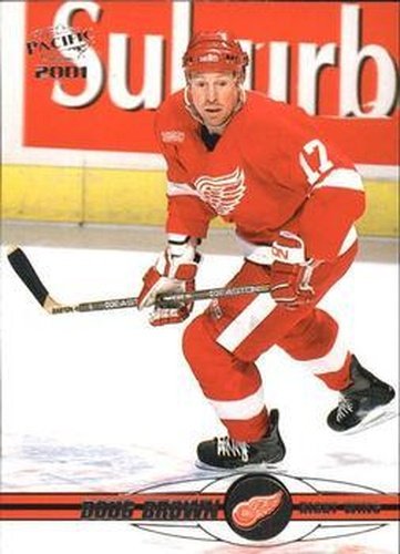 #144 Doug Brown - Detroit Red Wings - 2000-01 Pacific Hockey