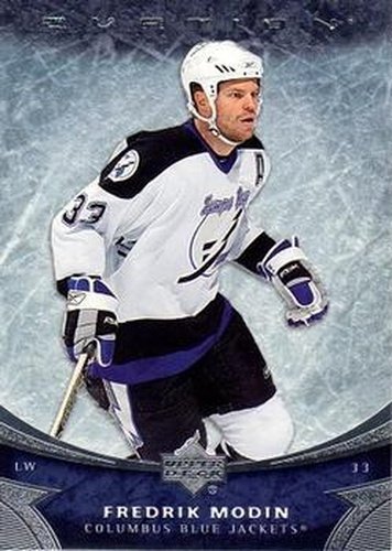 #144 Fredrik Modin - Columbus Blue Jackets - 2006-07 Upper Deck Ovation Hockey