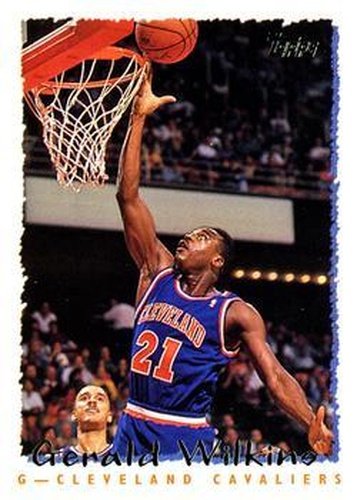#144 Gerald Wilkins - Cleveland Cavaliers - 1994-95 Topps Basketball