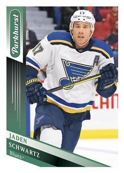 #144 Jaden Schwartz - St. Louis Blues - 2019-20 Parkhurst Hockey