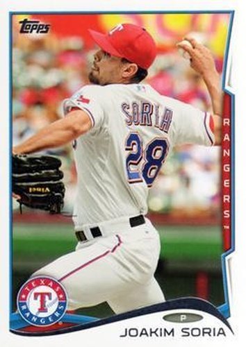#144 Joakim Soria - Texas Rangers - 2014 Topps Baseball