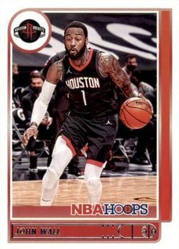 #144 John Wall - Houston Rockets - 2021-22 Hoops Basketball