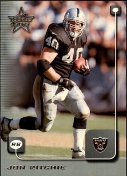 #144 Jon Ritchie - Oakland Raiders - 1999 Leaf Rookies & Stars Football