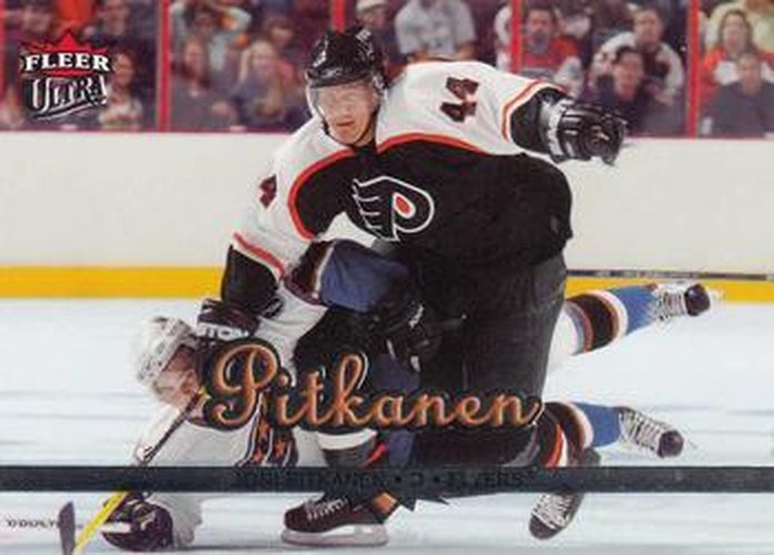#144 Joni Pitkanen - Philadelphia Flyers - 2005-06 Ultra Hockey