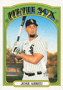 #144 Jose Abreu - Chicago White Sox - 2021 Topps Heritage Baseball