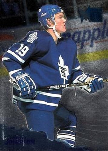 #144 Kenny Jonsson - Toronto Maple Leafs - 1995-96 Metal Hockey