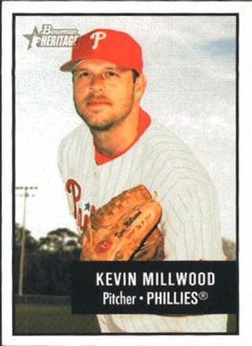 #144 Kevin Millwood - Philadelphia Phillies - 2003 Bowman Heritage Baseball