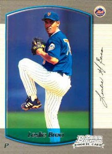 #144 Leslie Brea - New York Mets - 2000 Bowman Baseball