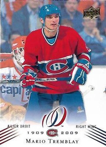 #144 Mario Tremblay - Montreal Canadiens - 2008-09 Upper Deck Montreal Canadiens Centennial Hockey